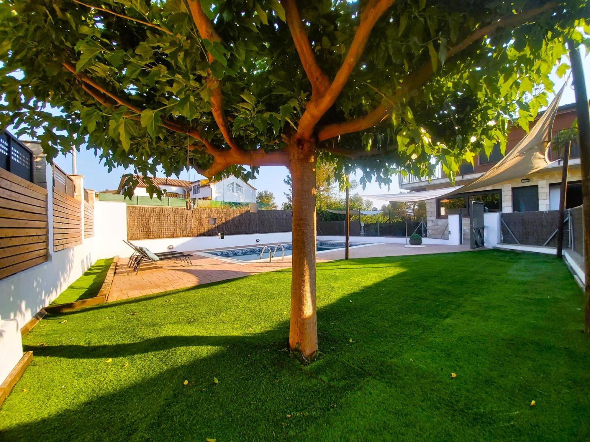 San Mateu de Bages Morera Blanca Piscina, Barbacoa, Chill-Out מראה חיצוני תמונה